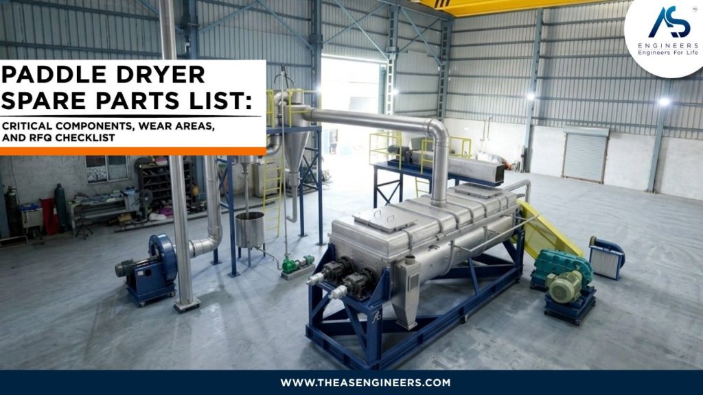 Paddle Dryer Spare Parts List